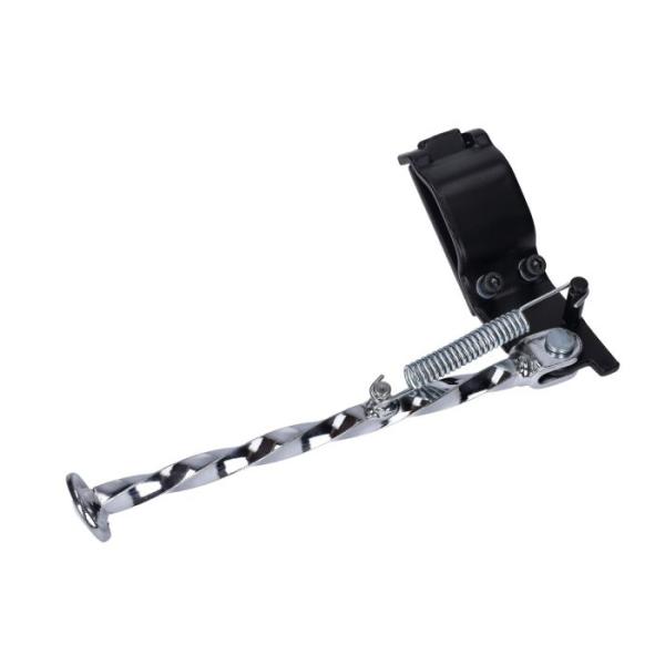 Seitenständer Chrom gedreht 21cm